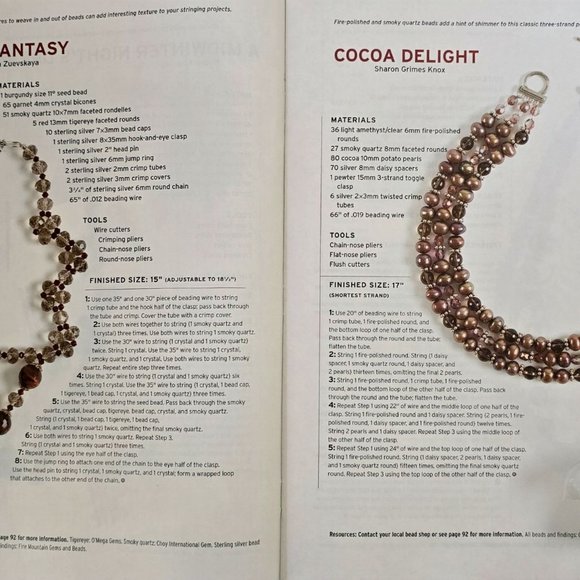 Stringing Magazine Winter 2008 97 Original Jewelry Designs - Picture 7 of 13